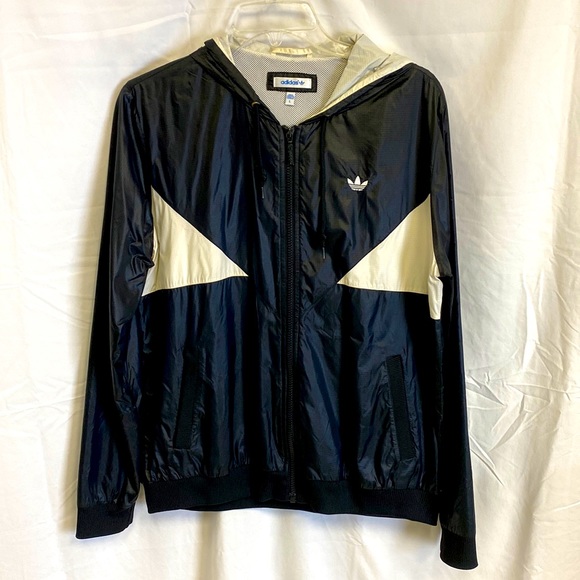 adidas Jackets & Blazers - Adidas black windbreaker style jacket
